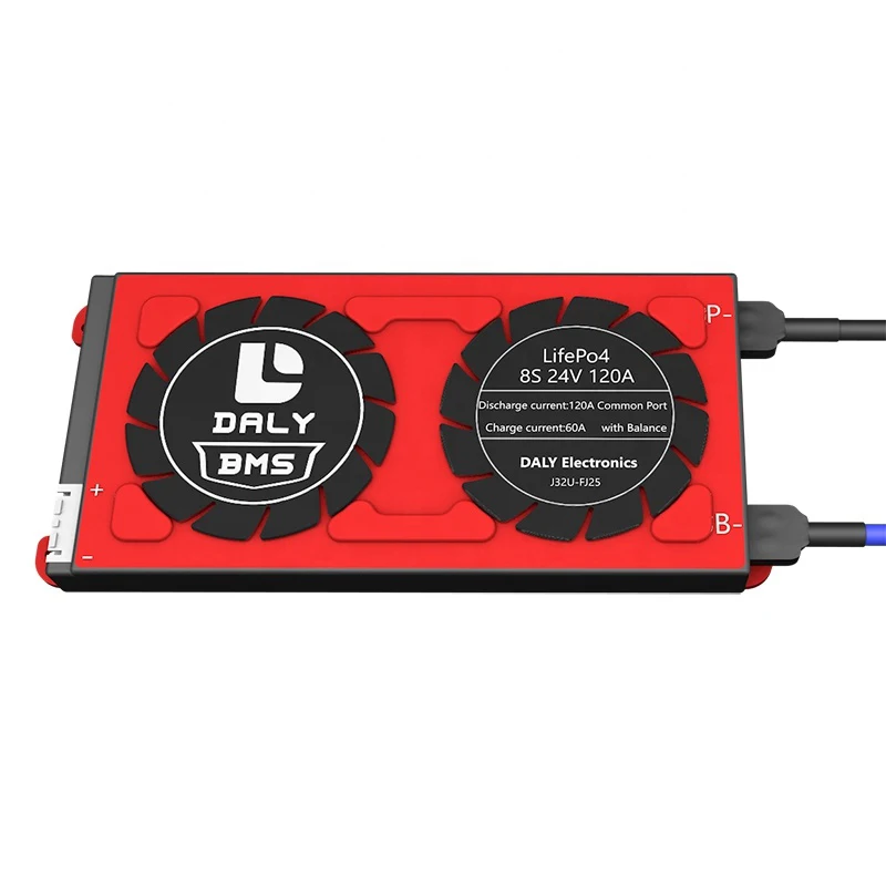 Smart Daly LiFePO4 BMS for 3S-16S Lithium Battery Packs with UART/CAN/RS485/LCD Communication Overcharge/Discharge Protection