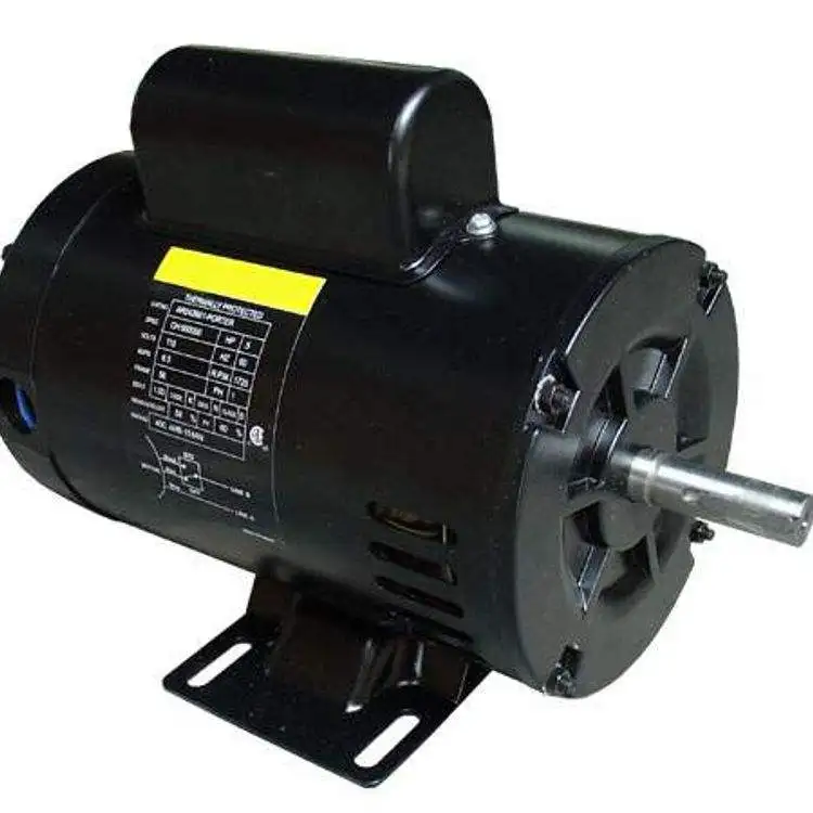Single Phase General Purpose AC Waterproof Steel Induction Motor 208-230V Hub for Air Compressor with IE4 Efficiency