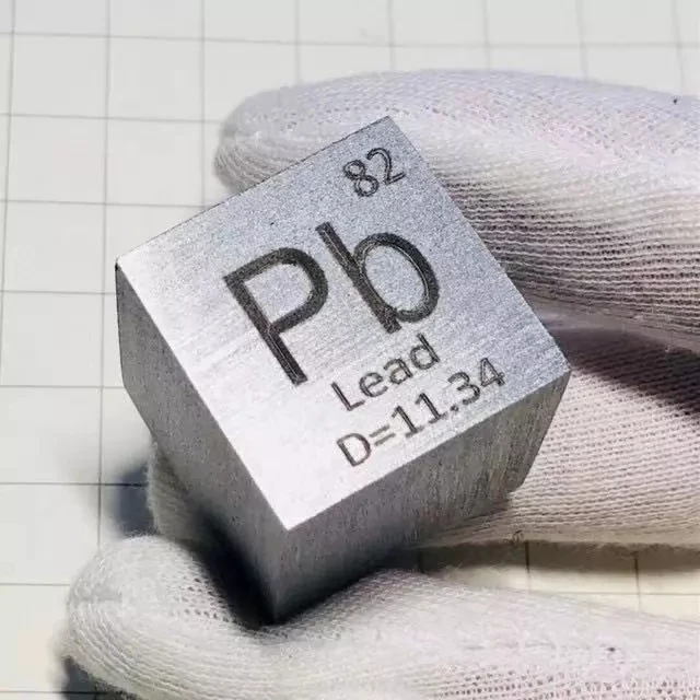 Element Cube Periodic Density Cubes 25.4mm Inch Silver Collection