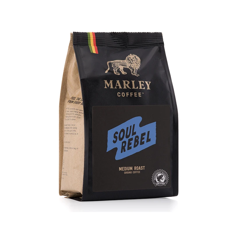 Soul Rebel-granos De Café De La Familia De Bob Marley,Granos De Café De La  Selva Tropical Medianos,Certificado,6x227g - Buy Decoración De La Mesa De  Café De La Bolsa De Café Que Hace