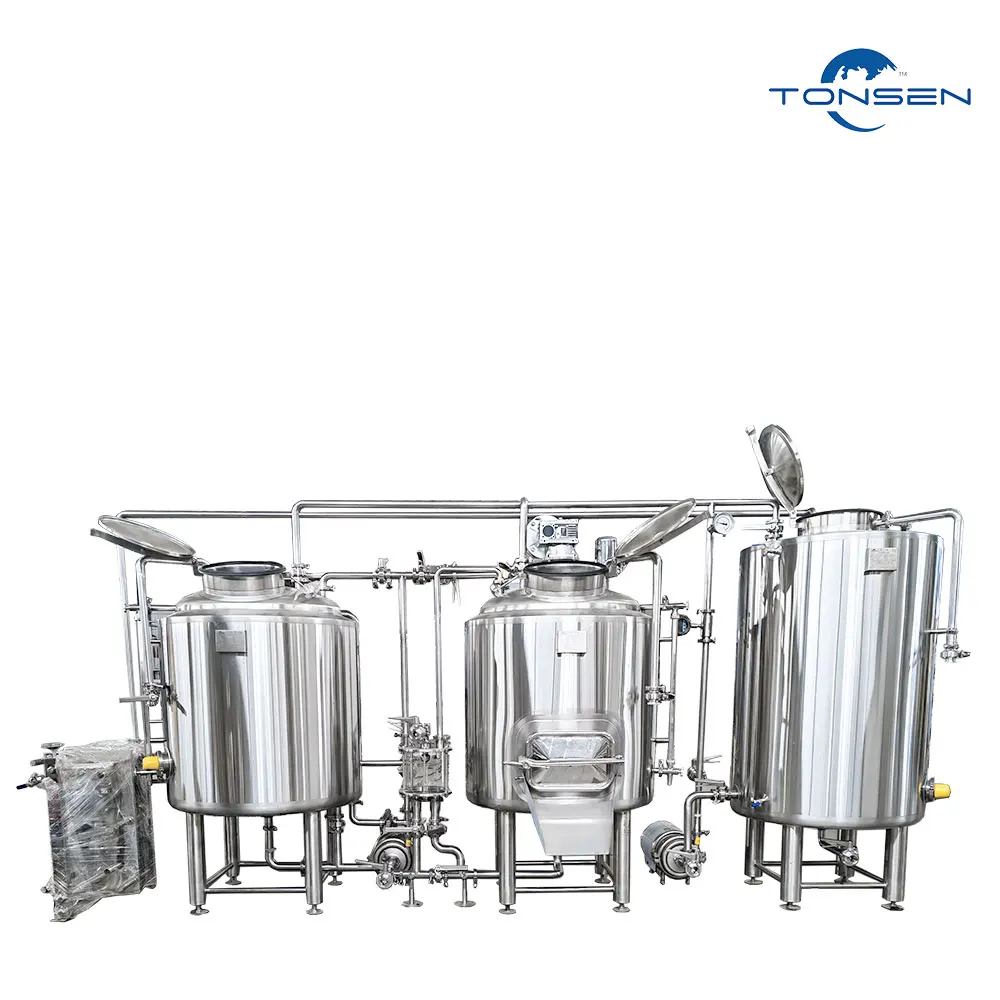 Factory-Sold Tonsen Beer Brewing Equipment/Wine Making Machine/Plant Core Components Fermentation Tank Pressure 5000L 2000L