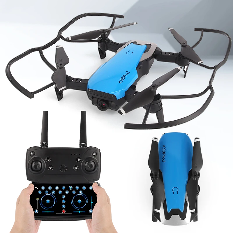 Оптовая продажа K98 Pro2 4K HD Двойная камера Wi-Fi жест Профессиональный складной Квадрокоптер K98Pro2 Дрон Подарочные игрушки Pro 2 VS E88 E99