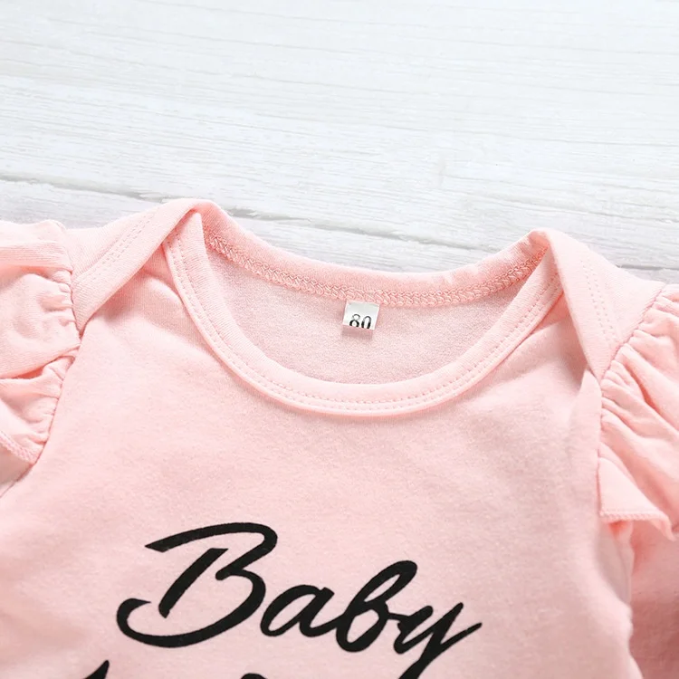 Оптовая продажа; Эксклюзивная одежда для малышей; Детский комбинезон с длинными рукавами из 100% хлопка; Комплект со штанами