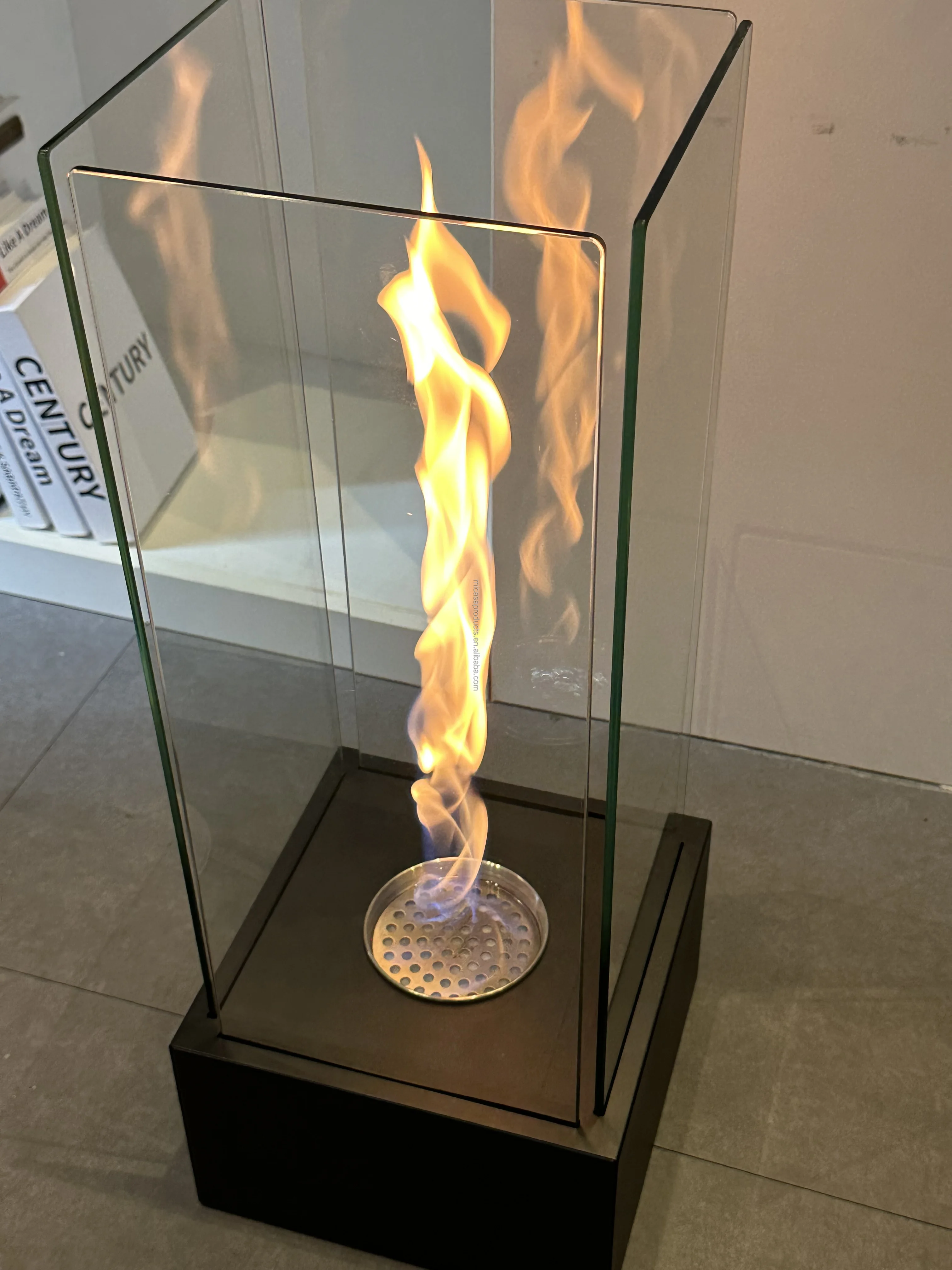 Modern Design Spiral Flame Ethanol Fireplace Bio Ethanol Fireplace ...