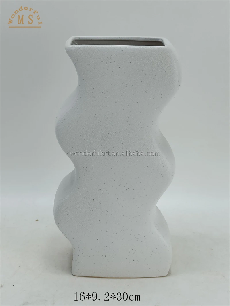 Unique Shape Ceramic Rustic Reactive Glazed Flower Pot Mini Garden Pot for Home Decoration
