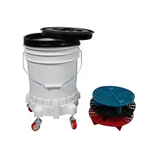 Factory Custom 5 Gallon Bucket  20L Plastic Bucket Pail With Lid Printing Logo Food Grade Bucket