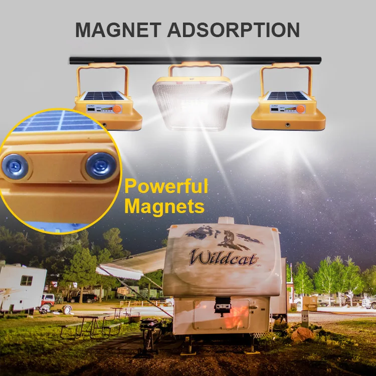 Рабочий светильник с зарядкой в любом месте и длительным сроком службы широкий прожектор облучением Солнечная лампа для кемпинга 5000