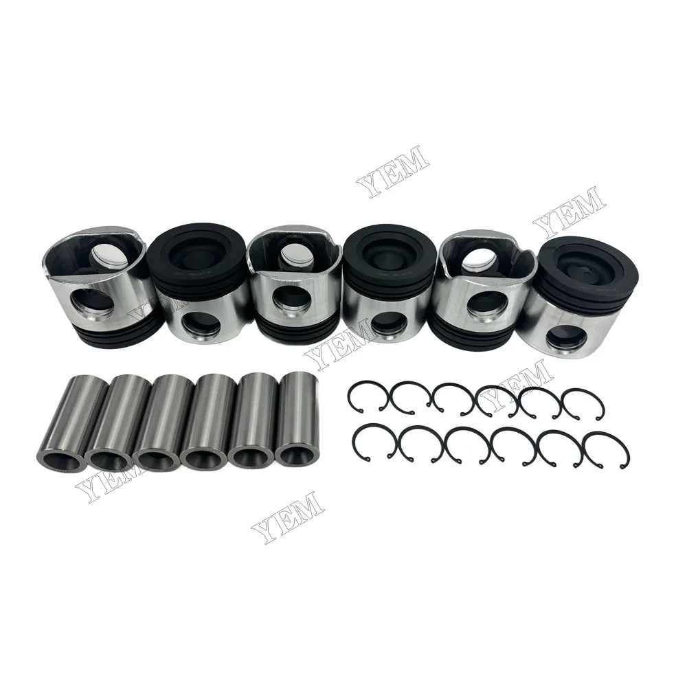 Piston Kit 4941395 3966721 3950549 Fit for QSL9 Engine 3