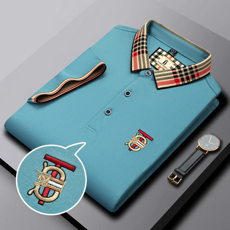 New Design High Quality Golf Man Casual Male Polo Shirt Short Sleeve