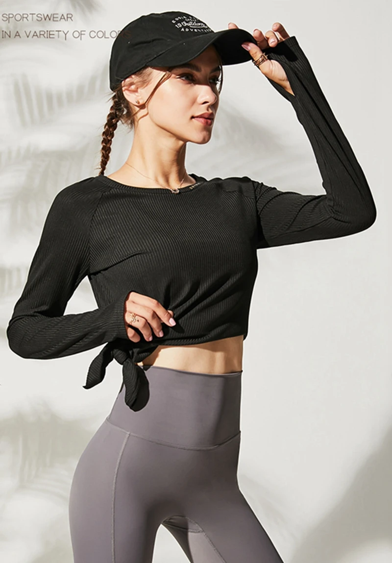 Yoga Tops With Thumb Holes