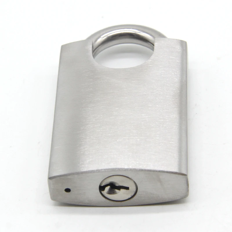 Custom Logo and Package Free Sample Stainless Steel 304 Padlock with Brass Keys