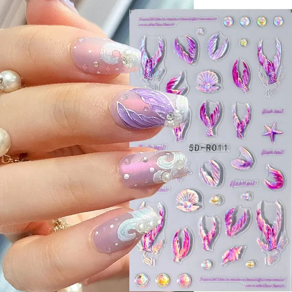 Changar Irisierender Meerjungfrau-Nagelglitzer – Holografische Pailletten & Flocken Für Nail Art, Gesicht & Body