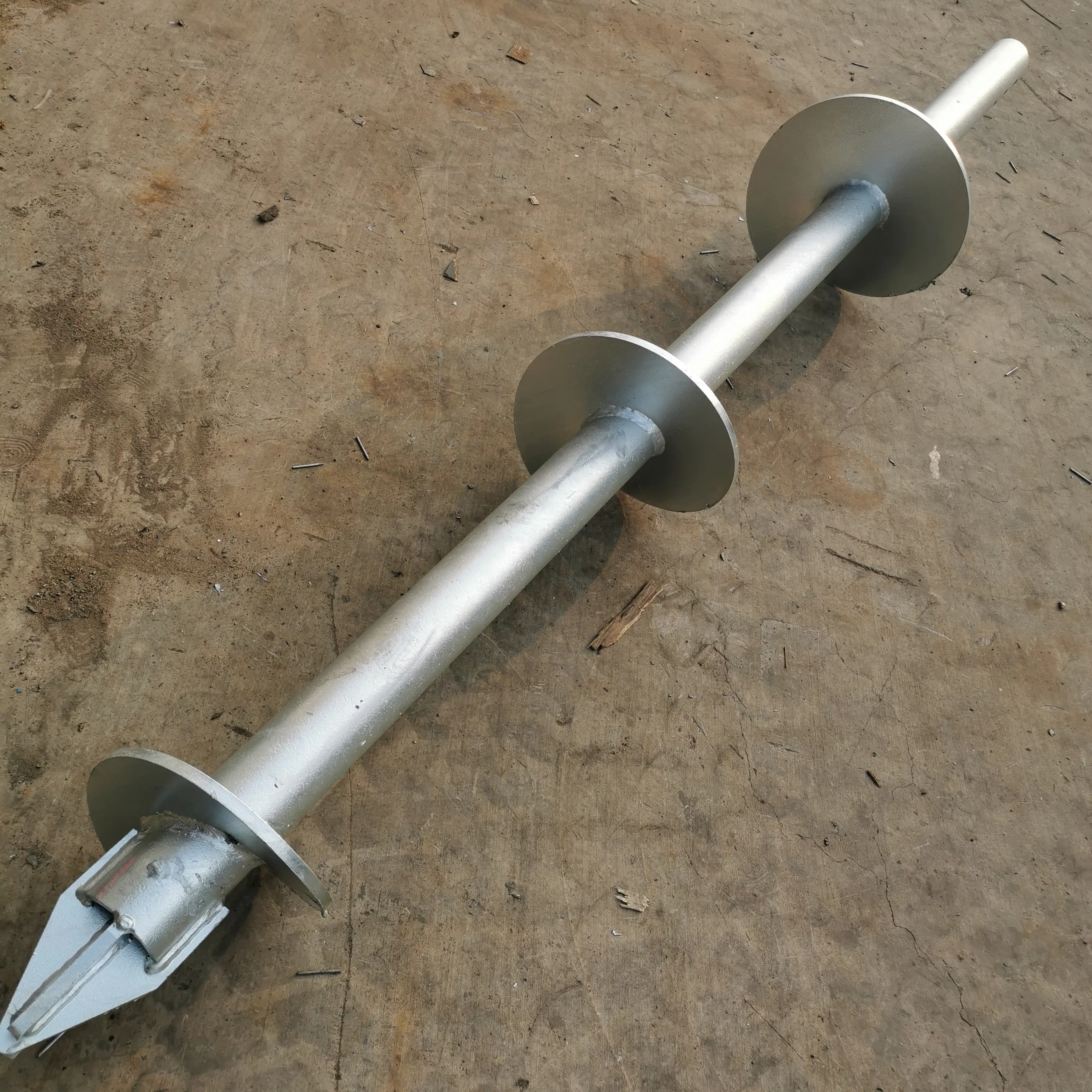 Helical Piling Screw Piling Underpinning Foundation Square Shaft Helical Piers Ground Foundation Helical Piles for Residential