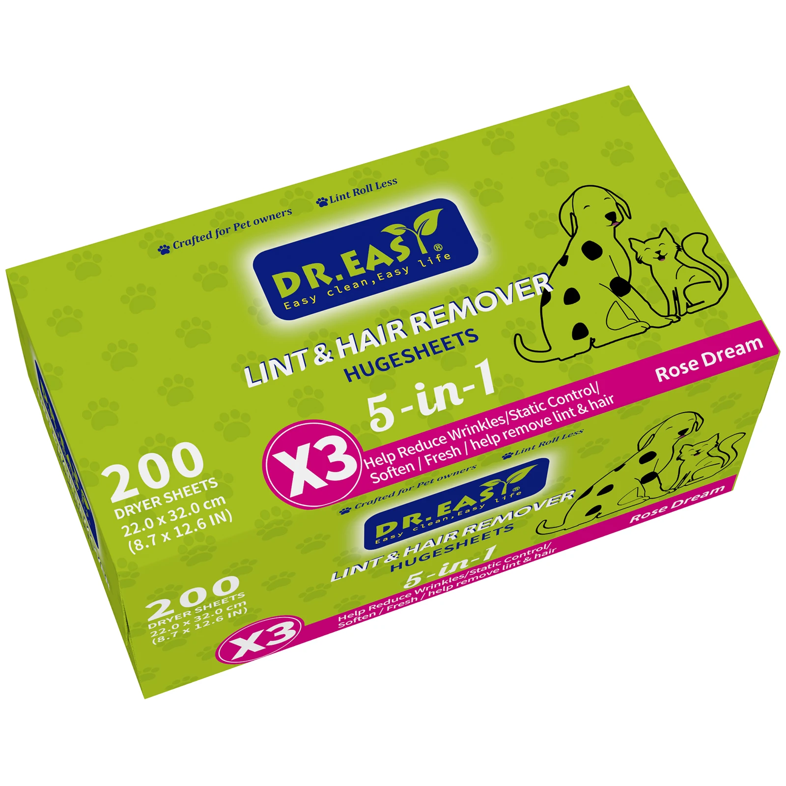 Customized Nature Dryer Sheets, Compostable Sheets