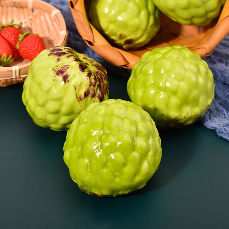 High Simulated Sakyamuni Model Fake Sakyamuni Fake Simulation Cherimoya Model Props Plastic Cherimoya Fruit