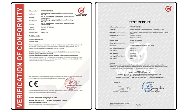 Портативная УФ-дезинфекционная трубка, ультрафиолетовые складные лампы, УФ-свет, стерилизатор