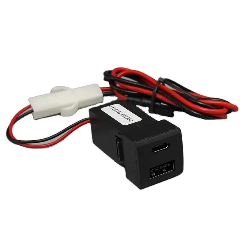 cigarette lighter fuse tap 12v cigarrette lighter plug Power Source adapter tap wire connector fuse 3  ports