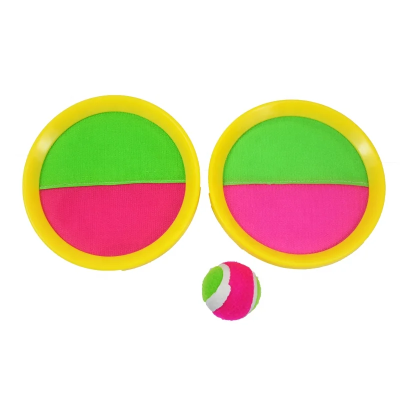 Funny Throw Catch Competitive Sport Sticky Catch Ball Game Set For Beach Toy