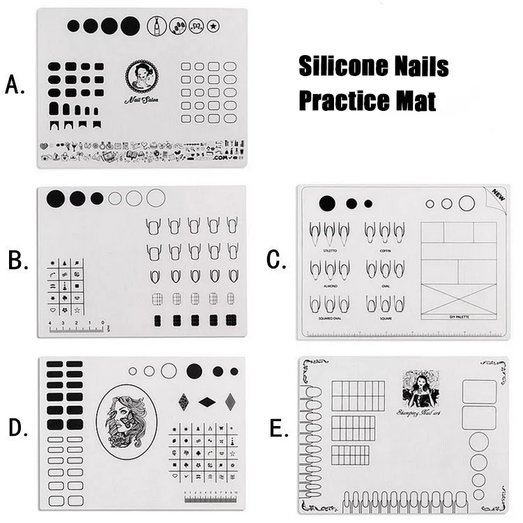 roll up pad template for nail