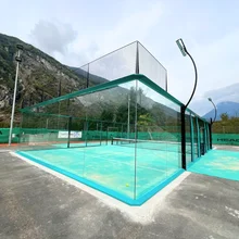 Customizable Factory Waterproof Tensile Membrane Stadium Roof Tent Paddle Tennis Field Cover and Padel Court Roof Tent