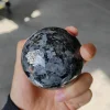 Black Larvikite Sphere