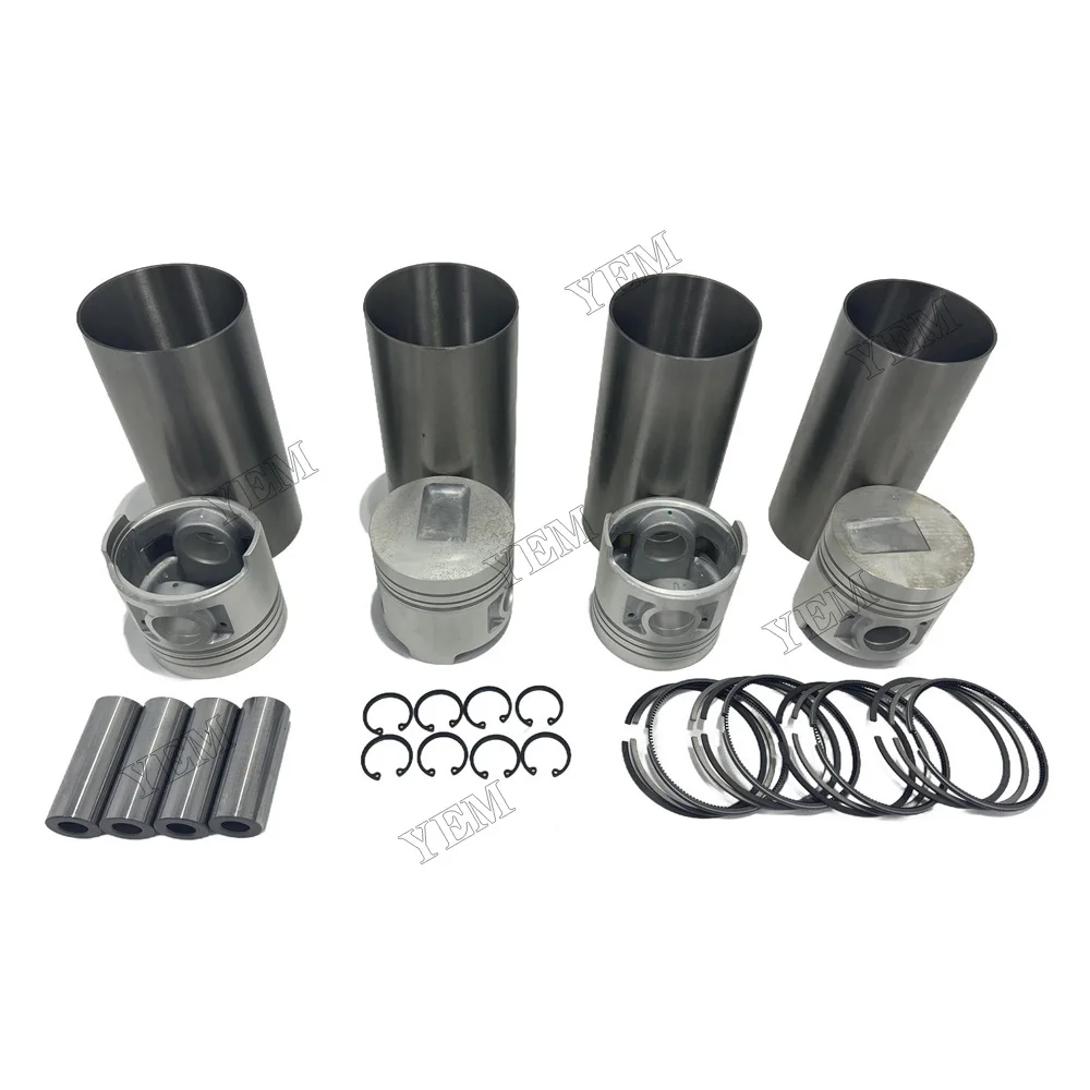 Piston With Rings Liner Set S4Q2 S4Q S4Q2-T Kit for Mitsubishi MKM45 GX50 TAC45