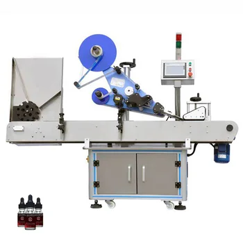 Wholesale high quality automatic horizontal glass round mini bottle labeling machine