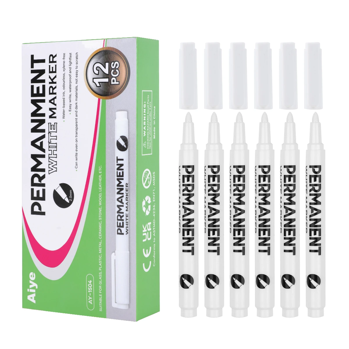 Быстросохнущие художественные маркеры Golka Doodle белый водостойкий маркер на масляной основе