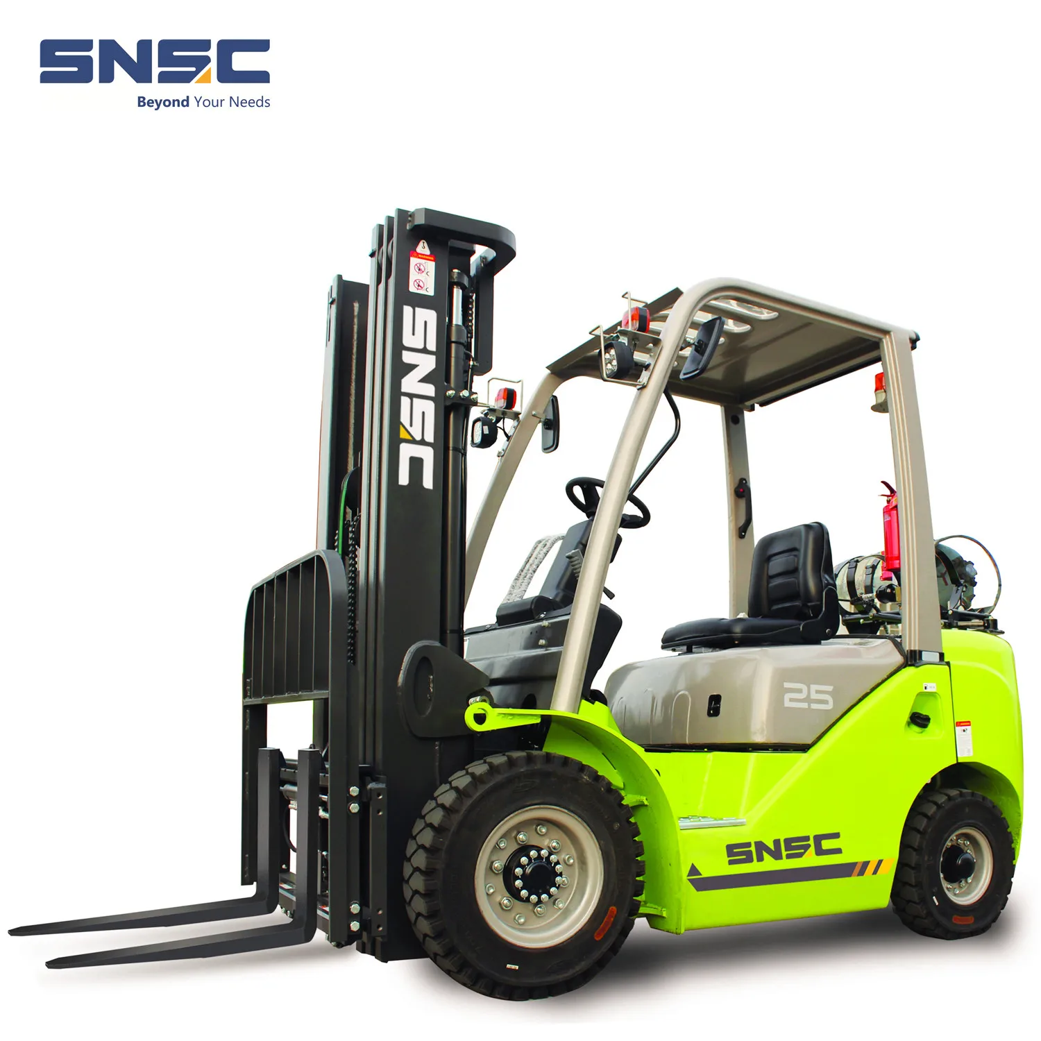 FL25 2.5 ตัน SNSC LPG Forklift กับเครื่องยนต์ Nissan K25 0