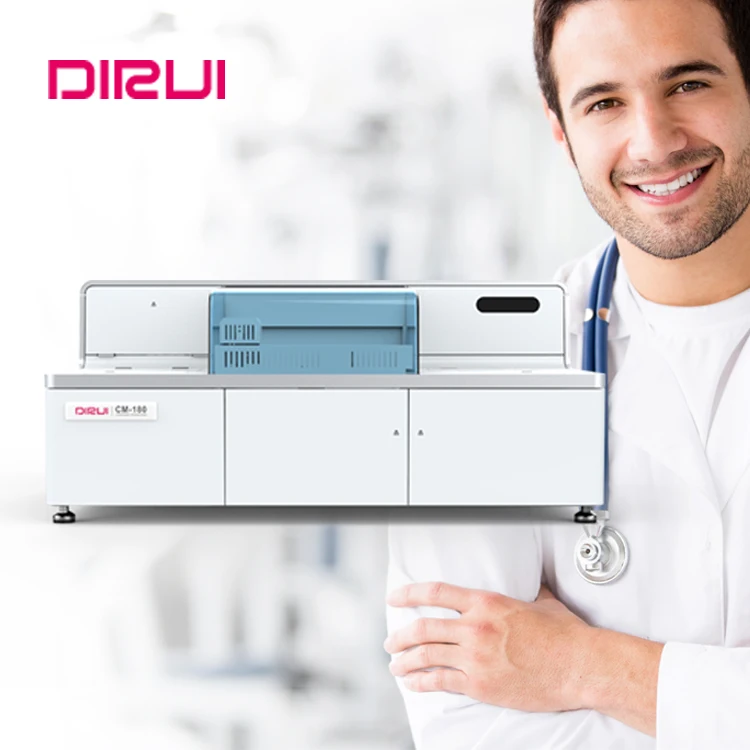 Dirui Factory Medical Laboratory Chemiluminescence Immunoassay Clia Analyzer Price Portable Immunoassay Analyzer for People