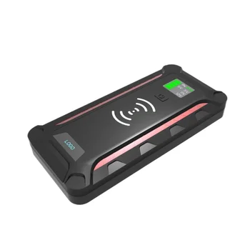 Factory Wholesales Portable Electric Car Battery Wireless Charger Car Jump Starter 600 Amp Peak With 10000mAh 12V 2USB Charger