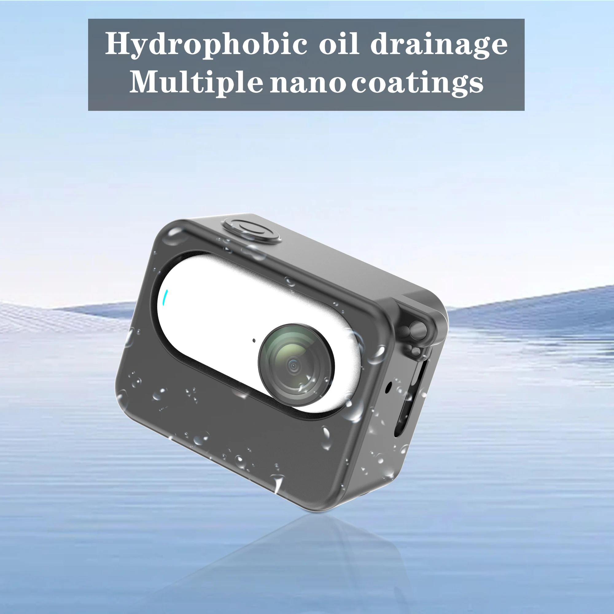 OEM Replacement Action Pod Battery Pack USB Charging Magnetic Mount Fast Charging Hub Battery Charger for Insta360 Go 3 Camera