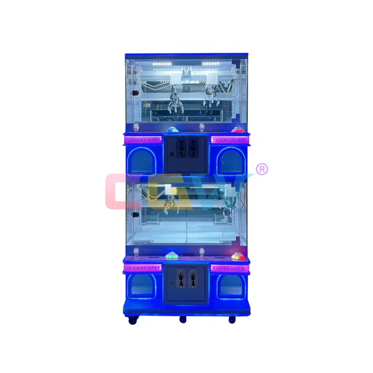 CGW 2 Player Toy Story Mini Crane Claw Machines Coin Operated Chocolate Claw Machine Candy Game Multi Crane Vending Machine