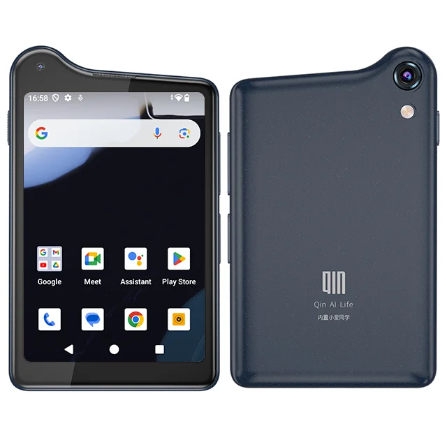 Qin K25 ミニスマホ ブラック 本体 QIN K25 Mini Smart Phone - 4G Octa-Core with 3.54 Inch Display