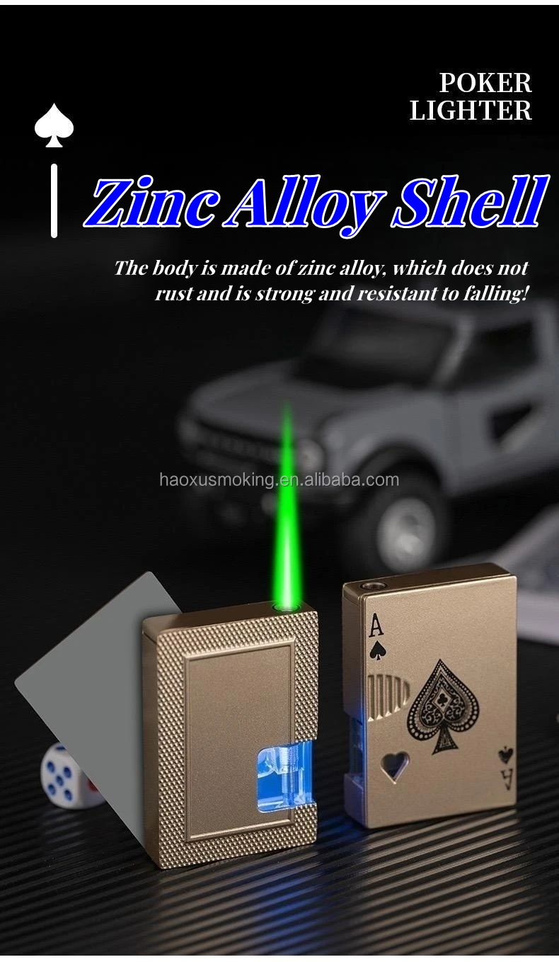Poker Gas Lighters Poker Lighter Creative Gift Lighter Poker Lighter