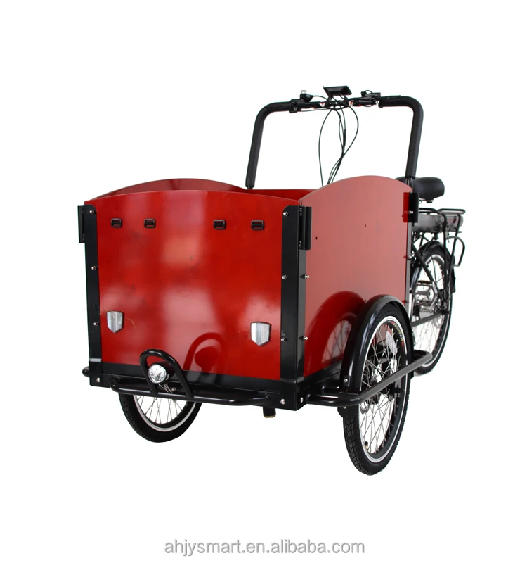 Adult Cargo Tricycle Coffee Vending Trike Food Cart Euro 3 Wheel Coffee