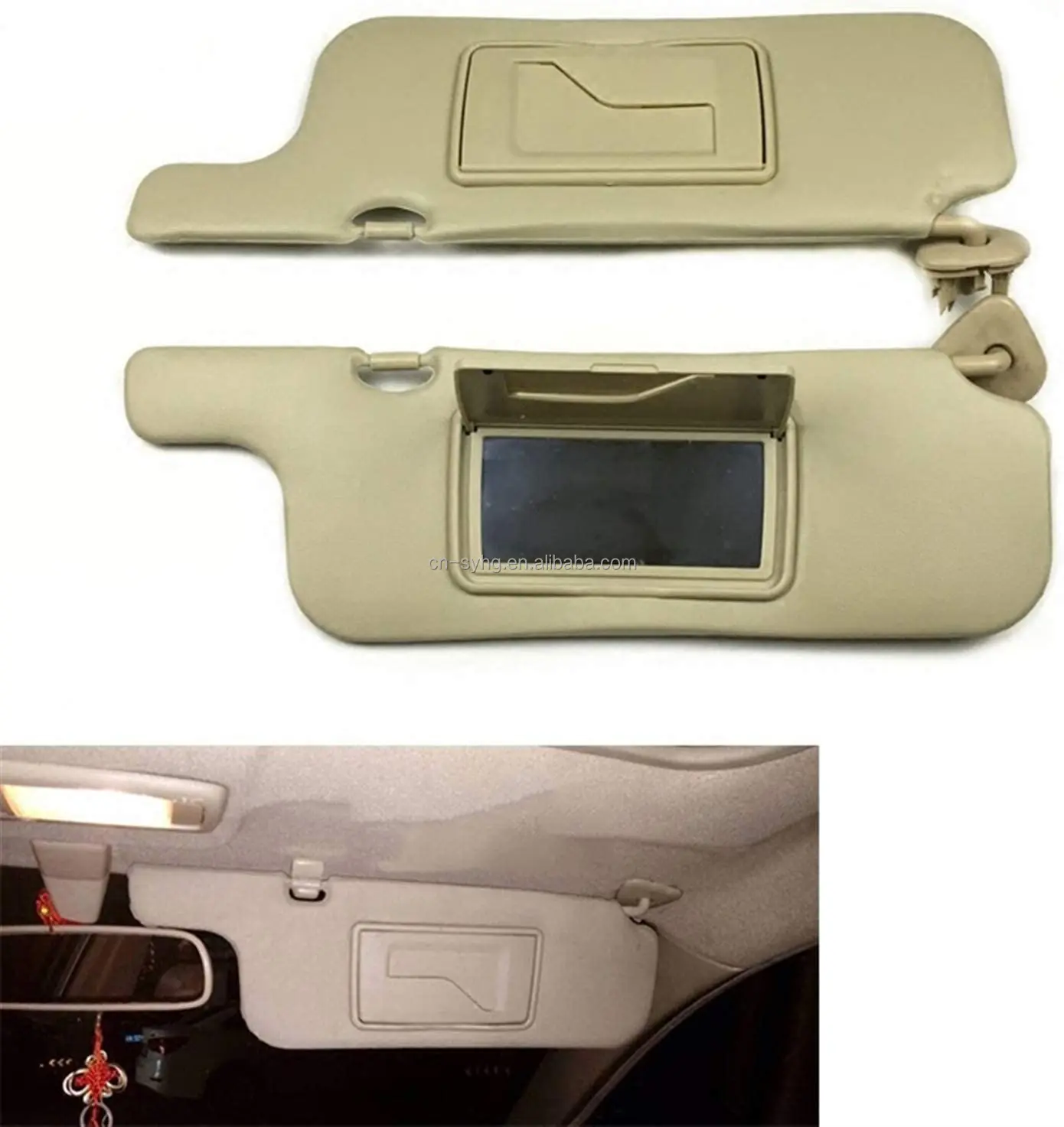 Auto Sun Shield With Glass Mirror Left Driver Side Sun Visor Sunvisor For Toyota Corolla 2003