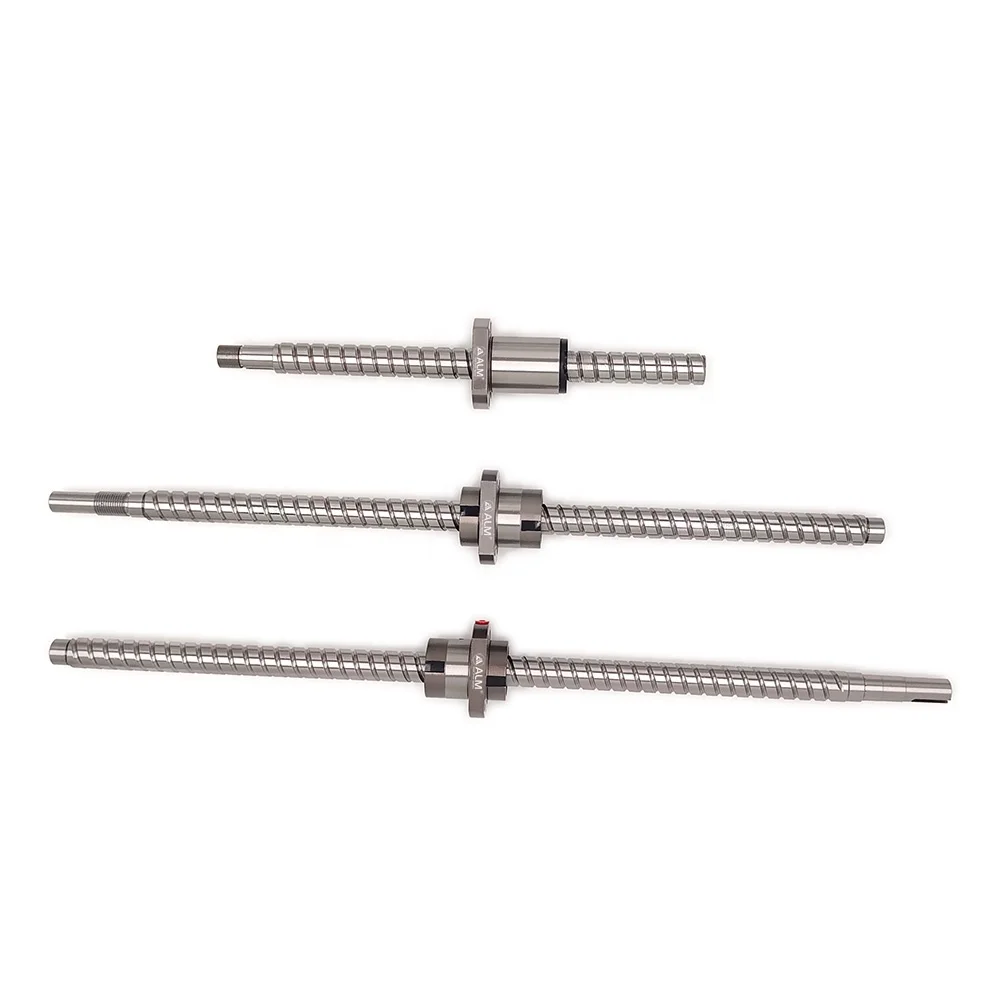 Diameter 20mm Pitch 5mm 10mm 20mm Large Ballscrew Ground Rolled 2005 2010 2020 Ball Screw for CNC Router CNC Machine