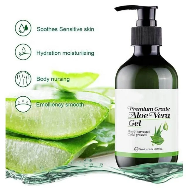 Private Label Natural Beauty Body Skin Care Moisturizer Aloe Vera Gel Face  Cream Hydrating Whitening Lightening