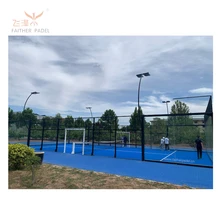 Customized High-end  Paddle  Court Paddle Tennis Indoor Outdoor for China Padel Tour