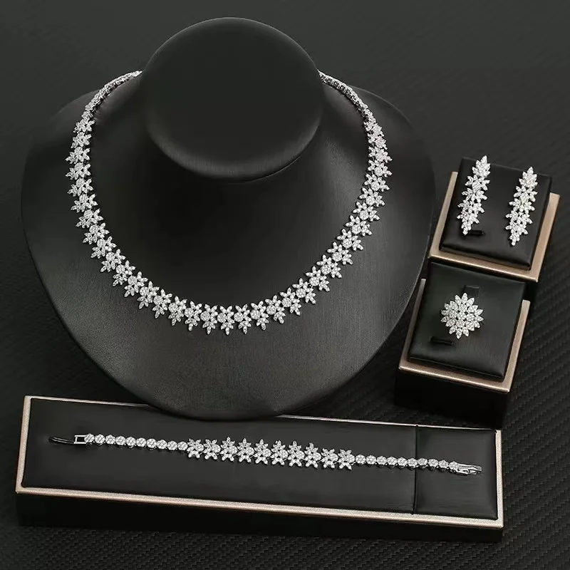 formal necklace and earring set