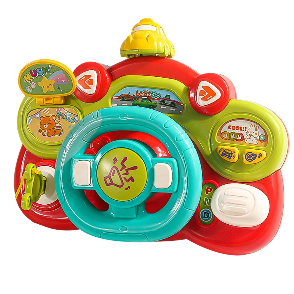 Plastic Toy Steering Driving Wheel Baby Stroller Toys Car Seat