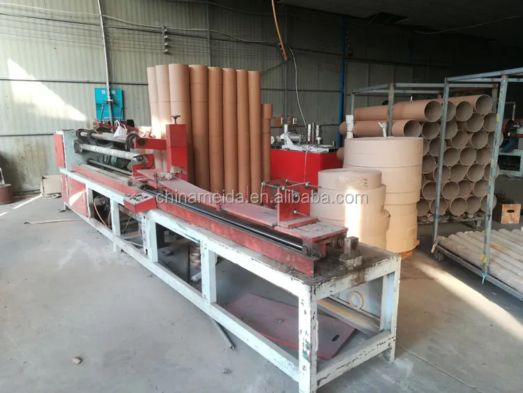 Automatic Small Diameter Spiral Parallel Paper Core Tube Making Machine Paper Tube Rolling Machine