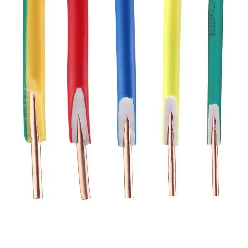 Single Core 2.5mm Household Wire with Pure Hard Copper Conductor Low Voltage BV Cable for Construction PE Insulation Material