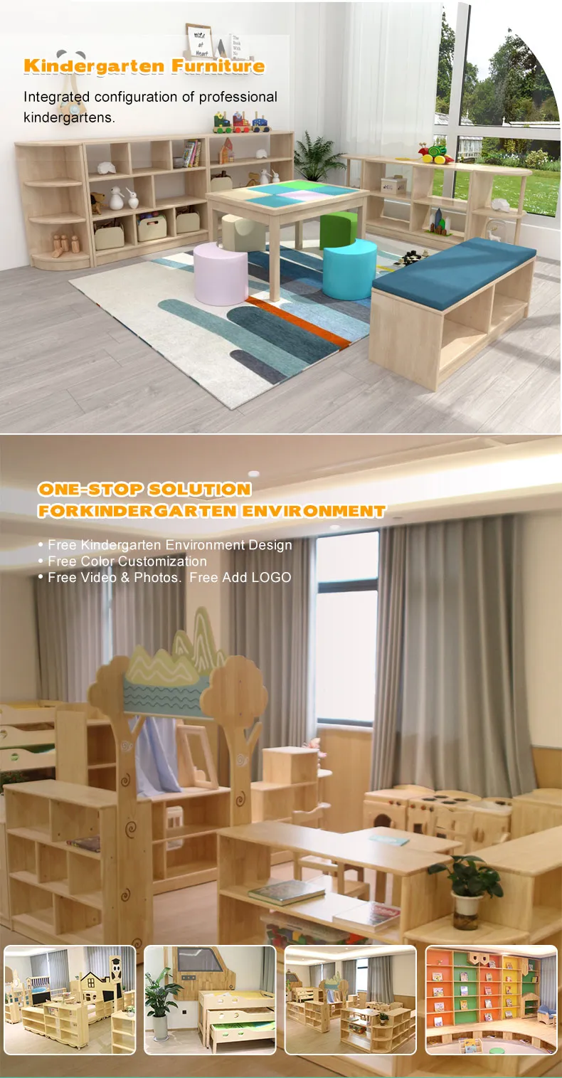 Academy Kindergarten Classroom Layout Design Wooden Day Care Table And