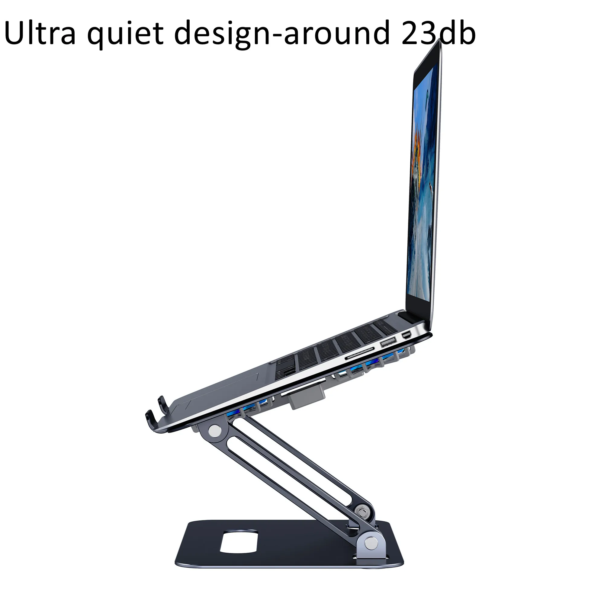Boneruy Upgraded Adjustable Gaming Laptop Stand With Cooling Fan
