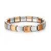 Rose gold between steel-gentle two-color