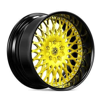 Customized 2-Piece Forged Wheels 6061 T6 Performance Set for BMW M2 40mm Offset 25mm Backspacing 98mm PCD