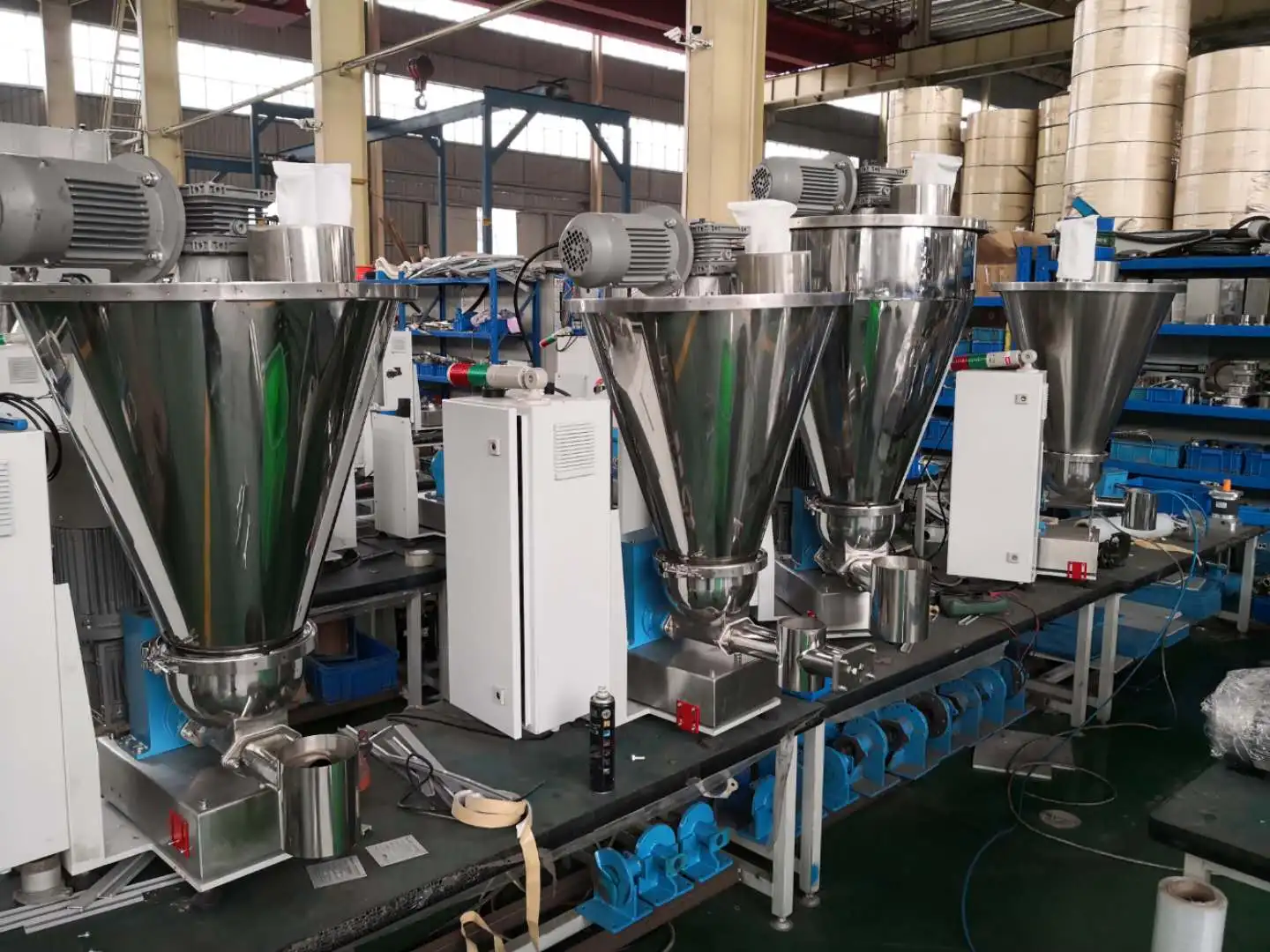 Weighing Scale Doser Gravity Loss in Weight Feeder Stainless Steel Hopper