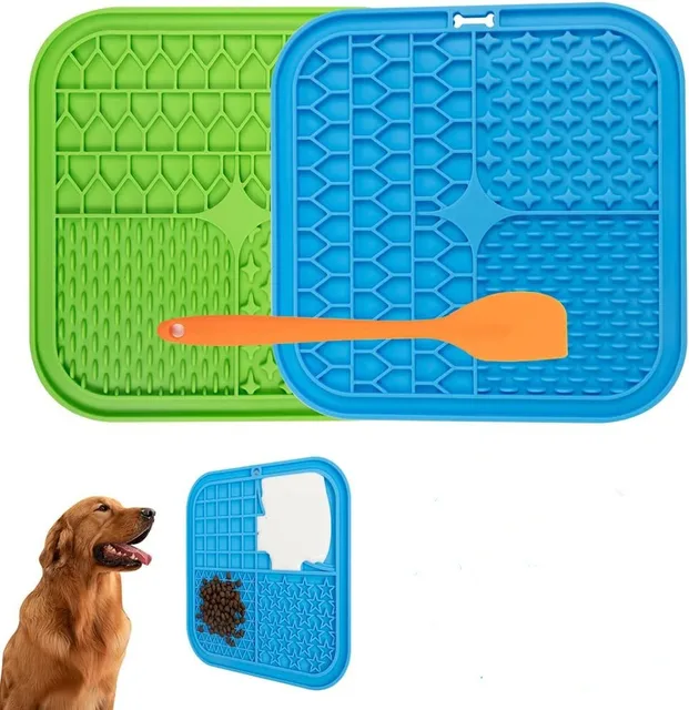 Eco-Friendly Gourmet Dog Slow Food Placemat New 's Solid Silicone Pet Licking Pad Suction Cup for Water Application